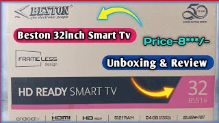 Beston Bs514 Hd Ready Smart Tv 32 Inch Unboxing Review