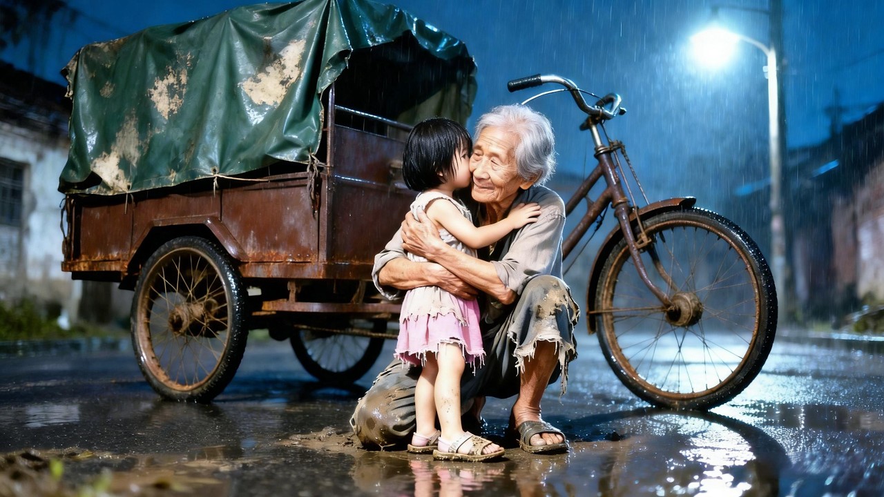 拾荒老人雨夜救下的小女孩竟是首富孫女，他養她小，她養他老！