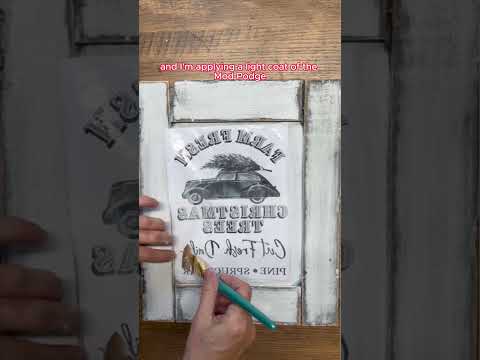 Festive Cabinet Door Transformation: Christmas Upcycling DIY! - YouTube