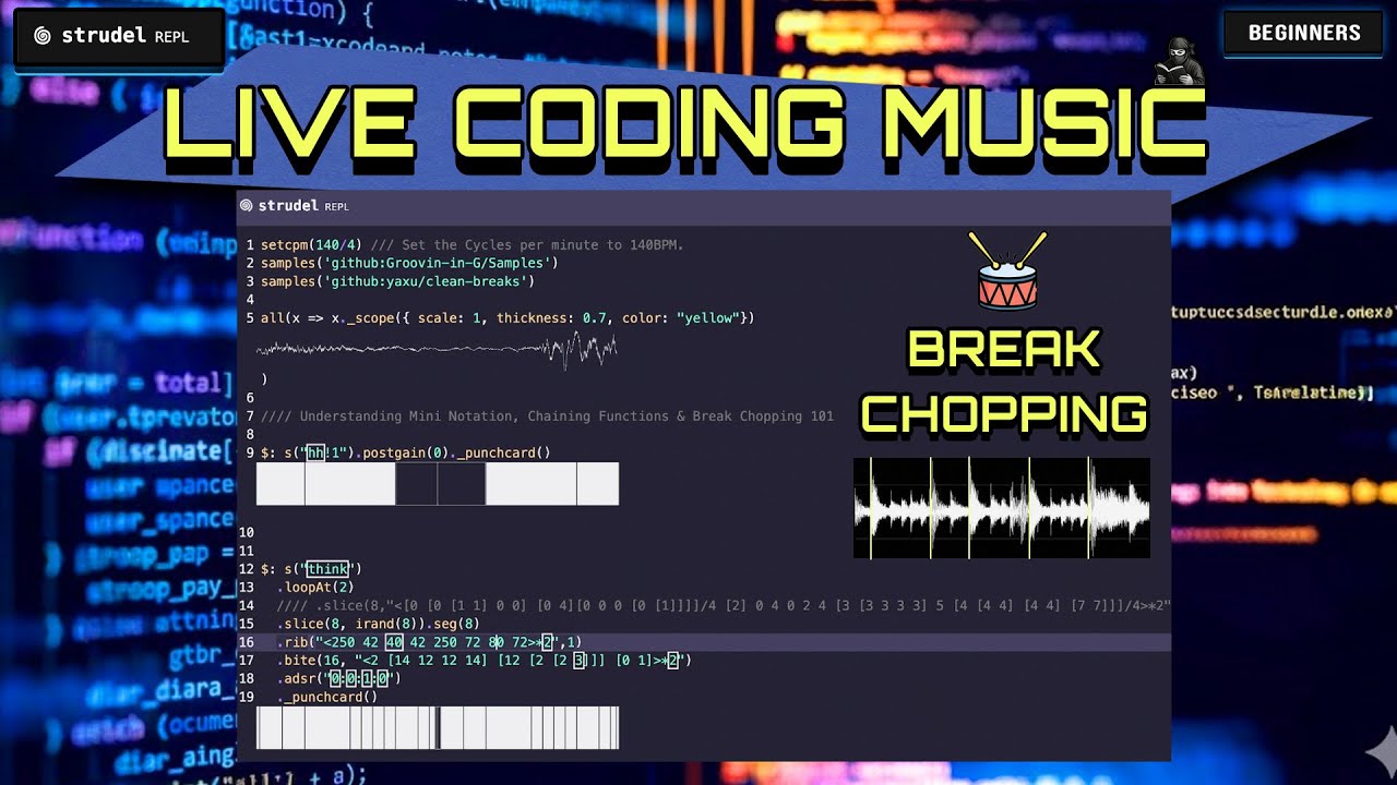 Break Chopping & Mini Notation With Strudel.cc (Beginners)
