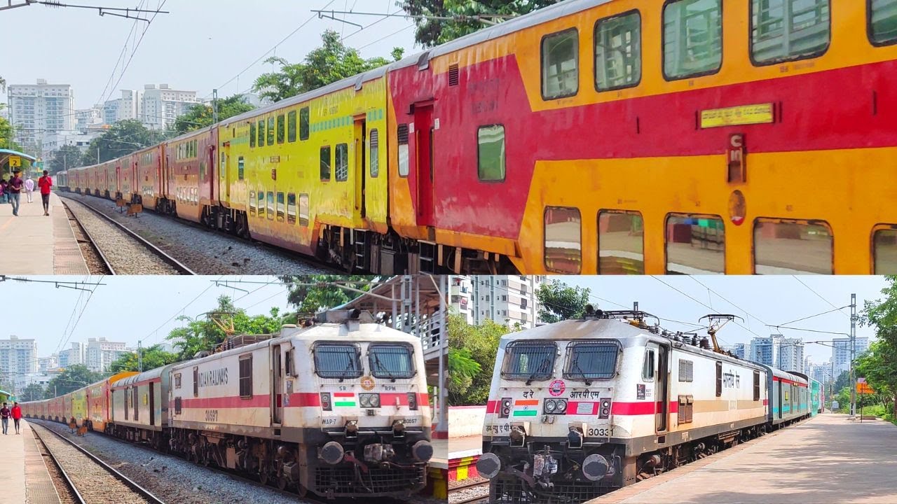 || UDAY vs AC DOUBLE DECKER EXPRESS|| Royapuram Kings Hauling Uday and Double Decker Express||