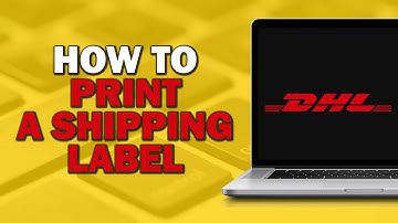 How To Print a Shipping Label from DHL (Easiest Way)​​​​​​​