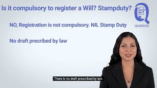 Is registration of Will compulsory?  FAQ on online Will. Benefits of making an onlone Will.