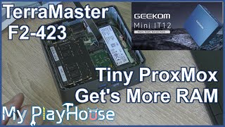 GEEKOM MINI IT 12 & TerraMaster F2-423 With 2x 16GB RAM - 1385