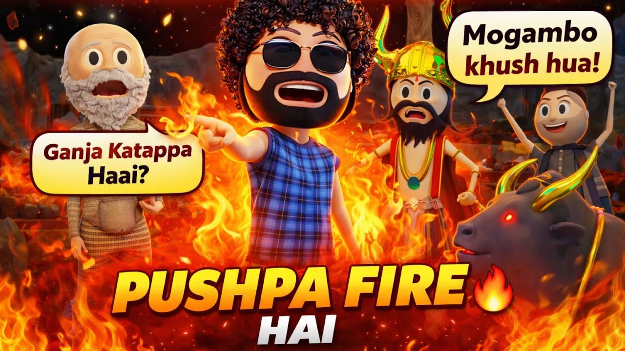 Yamlok New Year Party 2026 😂 | Pushpa Fire Hai | Full Comedy Cartoon