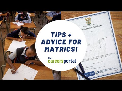 Tips + Advice for Matrics | Careers Portal