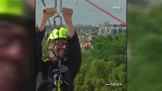 Eiffel Tower zipline gives incredible views of Paris Paris Zip