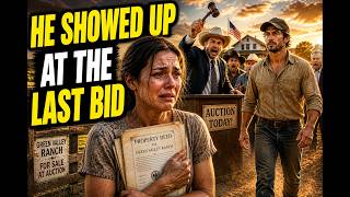 The WIDOW was about to LOSE EVERYTHING… until the FARMHAND she SAVED showed up at the AUCTION