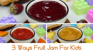 3 Ways Fruit Jam For Kids / बच्चों के लिए तीन तरह के फ्रूट जैम by Yum 328 views 11 days ago 3 minutes, 12 seconds