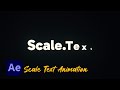 Scale Text Animation in After Effects | Text Animation Tutorial [HINDI]
