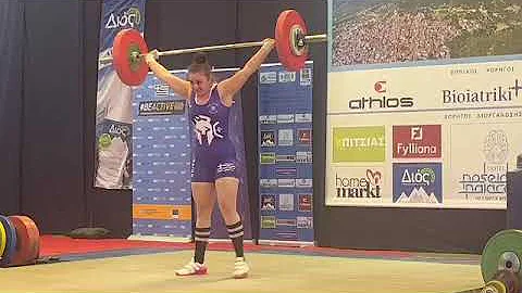 Η Μαρία Παπαδοπούλου σηκώνει 80 κιλά