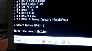 SD Card Interfacing with the AVR ATMega32