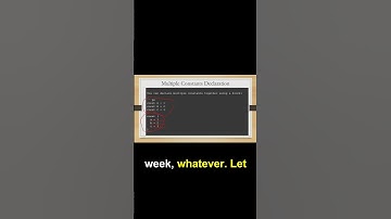 📦 Declare Multiple Constants in Go | GoLang Short Tip ✨