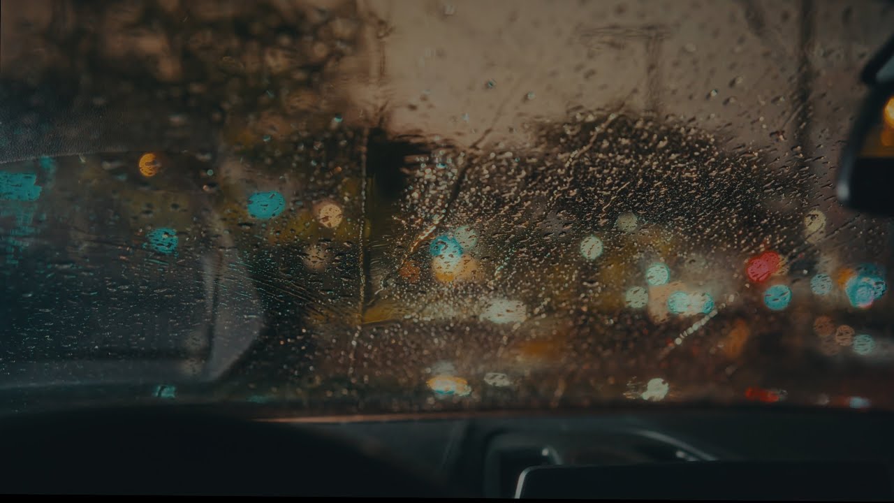 [4K ASMR] Звук Дождя Того Дня | Дождливая Ночь в Машине, Погружение в Воспоминания