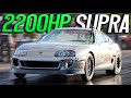 INSANE Supra: 2200hp, Nitrous, Broken Parts, NEW Personal Best!