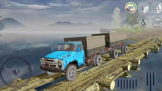 Russian Truck Bort Trailer Transport From Village Part-1- Reduced Transmission HD 2020 RTHD Gameplay screenshot 4