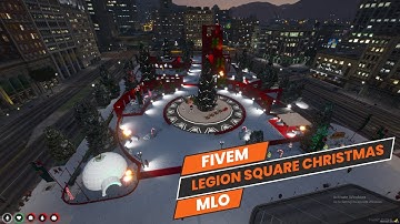 Fivem legion square christmas mlo | Fivem Mods | Interior & map for Roleplay | FiveM mlo store