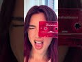 Dua Lipa unboxing her new album 