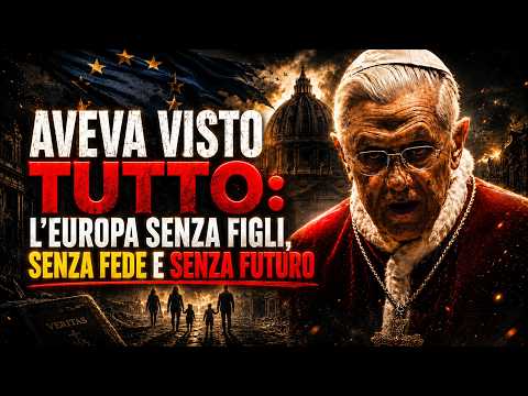 Video RATZINGER AVEVA VISTO TUTTO: LEUROPA SENZA FIGLI, SENZA FEDE E SENZA FUTURO