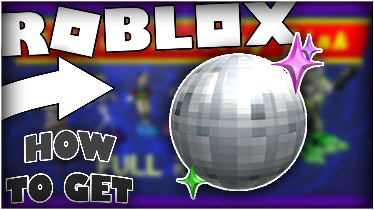 Event How To Get The Disco Ball Helmet Roblox Youtube - roblox disco