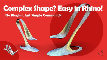 Complex 3D Shapes in Rhino 3D - Using Simple Commands, Pro Techniques!
