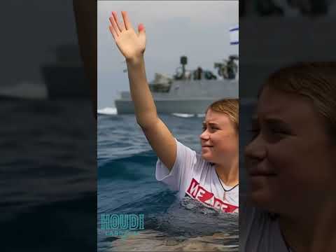 نتنياهو ينقذ غريتا ثونبرغ من القراصنة ترامب 