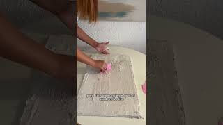 DIY / como hacer un cuadro con textura de yeso o escayola #decoracionparaelhogar #manualidades