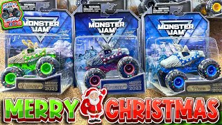 Toy Monster Truck Reveal | #42 | EXCLUSIVE MonsterJam Christmas Reindeer | Playtime & FREESTYLE