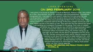 LORD OVERTONE - 3rd February 2014