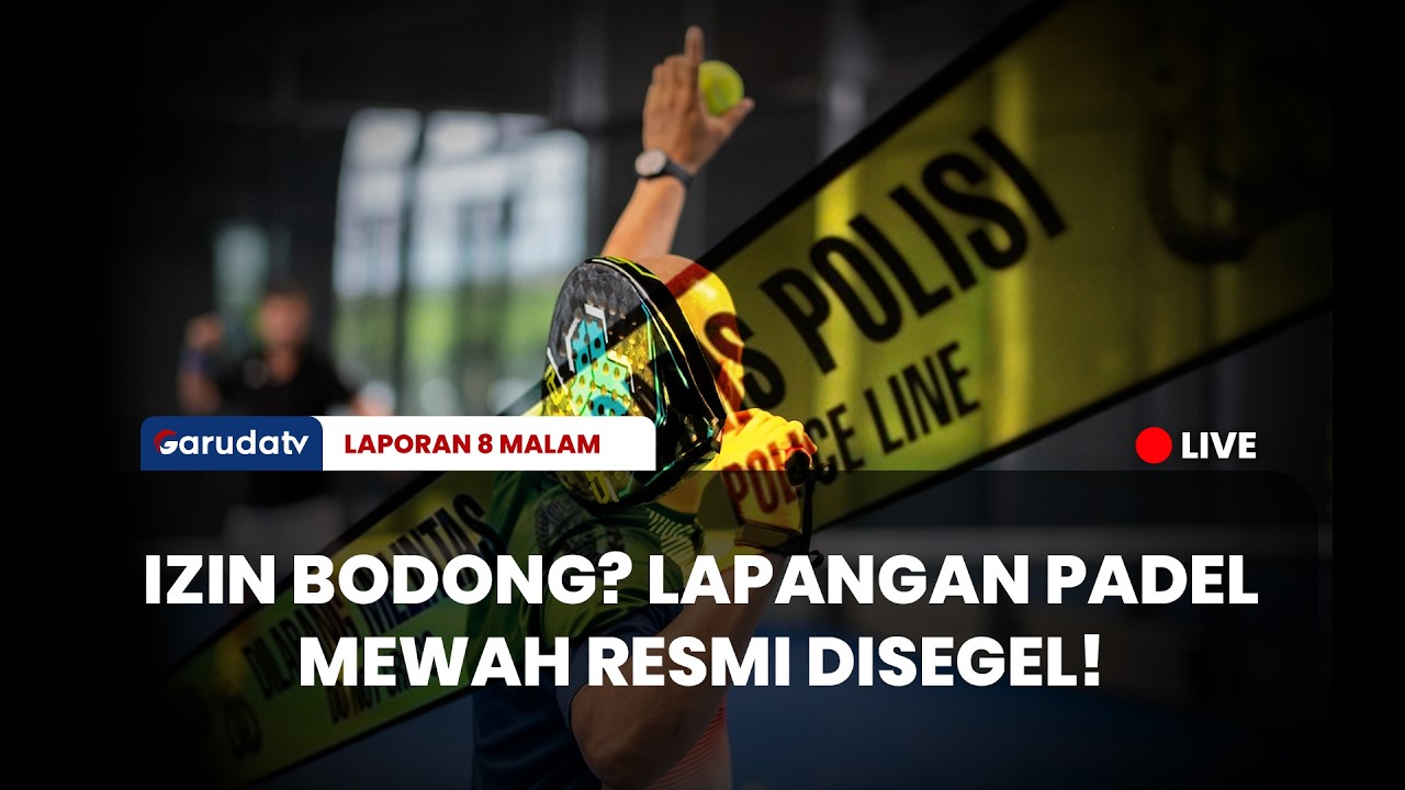 NEKAT BEROPERASI! Detik-detik Lapangan Padel di Pulomas Disegel Permanen Petugas Citata!