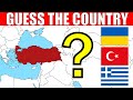 Guess The Country on The Map – EASY LEVEL  | Geography Quiz Challenge