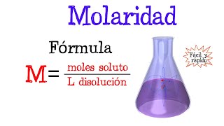 Calcular Molaridad Fácil Y Rápido Química
