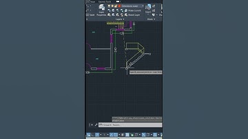 ✅How to generate stair section in AutoCAD just one click | ⚡️YQArch in AutoCAD -13 #shorts #new