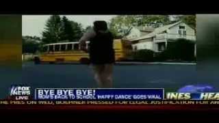 Mom dances to NSYNC Bye Bye Bye when getting kids back on School Bus!