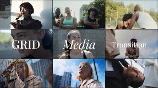 Grid Transition: After Effects template