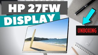 UNBOXING Y REVIEW DEL MONITOR HP 27 FW EN ESPAÑOL 