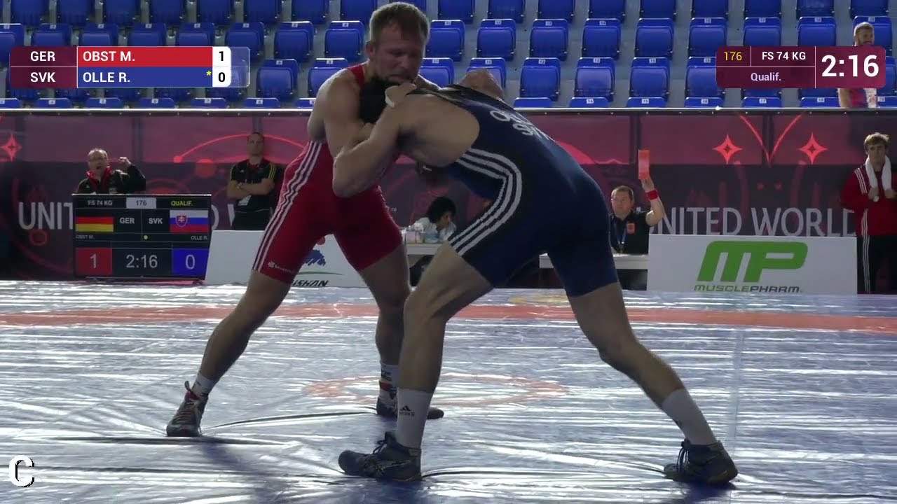 Qual. FS - 74 kg: M. OBST (GER) df. R. OLLE (SVK), 9-0