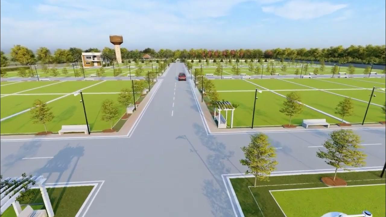 3D View of Open plots & villa plots for sale in Dundigal, Hyderabad