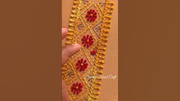 Border Embroidery French Knots