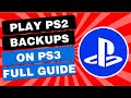 Play PS2 Games On PS3 Jailbreak CFW Over USB FTP Or Disc