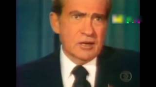 A Renuncia Do Nixon - Jornal Internacional Globo 1974