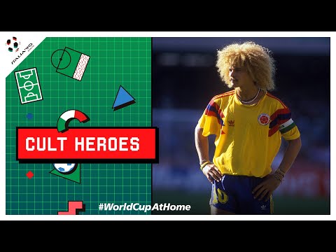 Colombia famous retro soccer jersey World Cup 1990