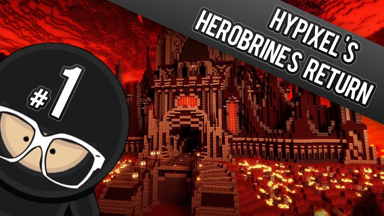 Herobrines Return - Minecraft Hypixel Adventure Map Part 1 - YouTube