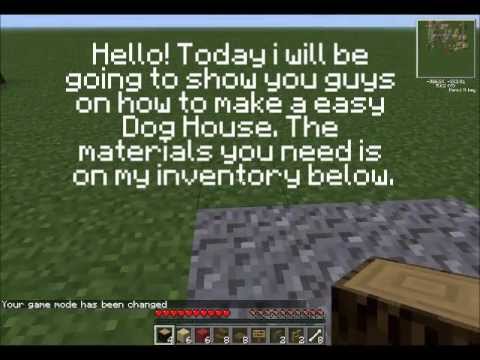 Minecraft - How to Build a easy Dog House [By AznNurz] - YouTube