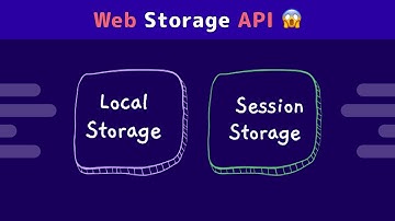 Local Storage & Session Storage in Tamil | Use Cases | Code Examples | Interview | Tamil Web Dev