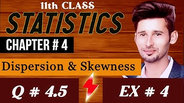 1st Year Statistics Chapter 4 Question 4.5