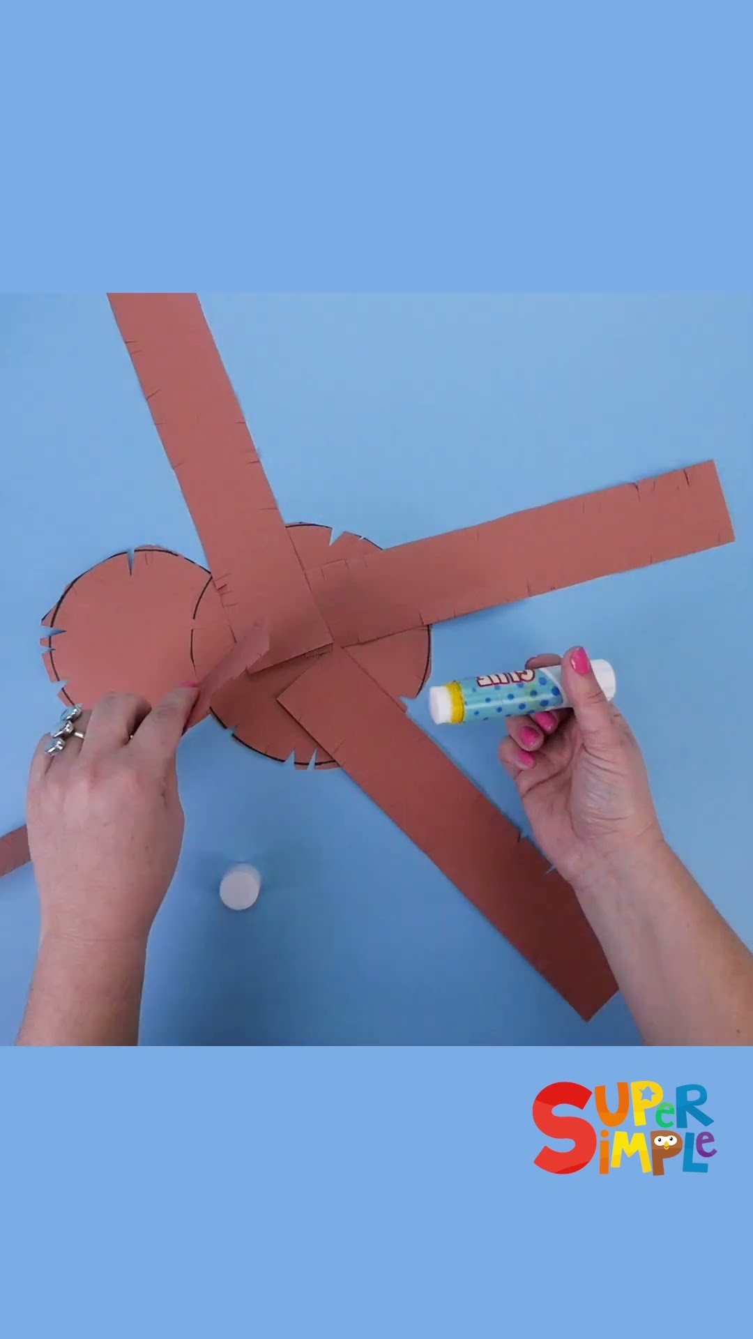 Hanging Around Monkey Craft #shorts #kidscrafts #diycrafts  #supersimplecrafts