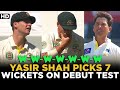 Yasir shah picks 7 wickets on debut test match  pakistan vs australia  1st test 2014  pcb  ma2a