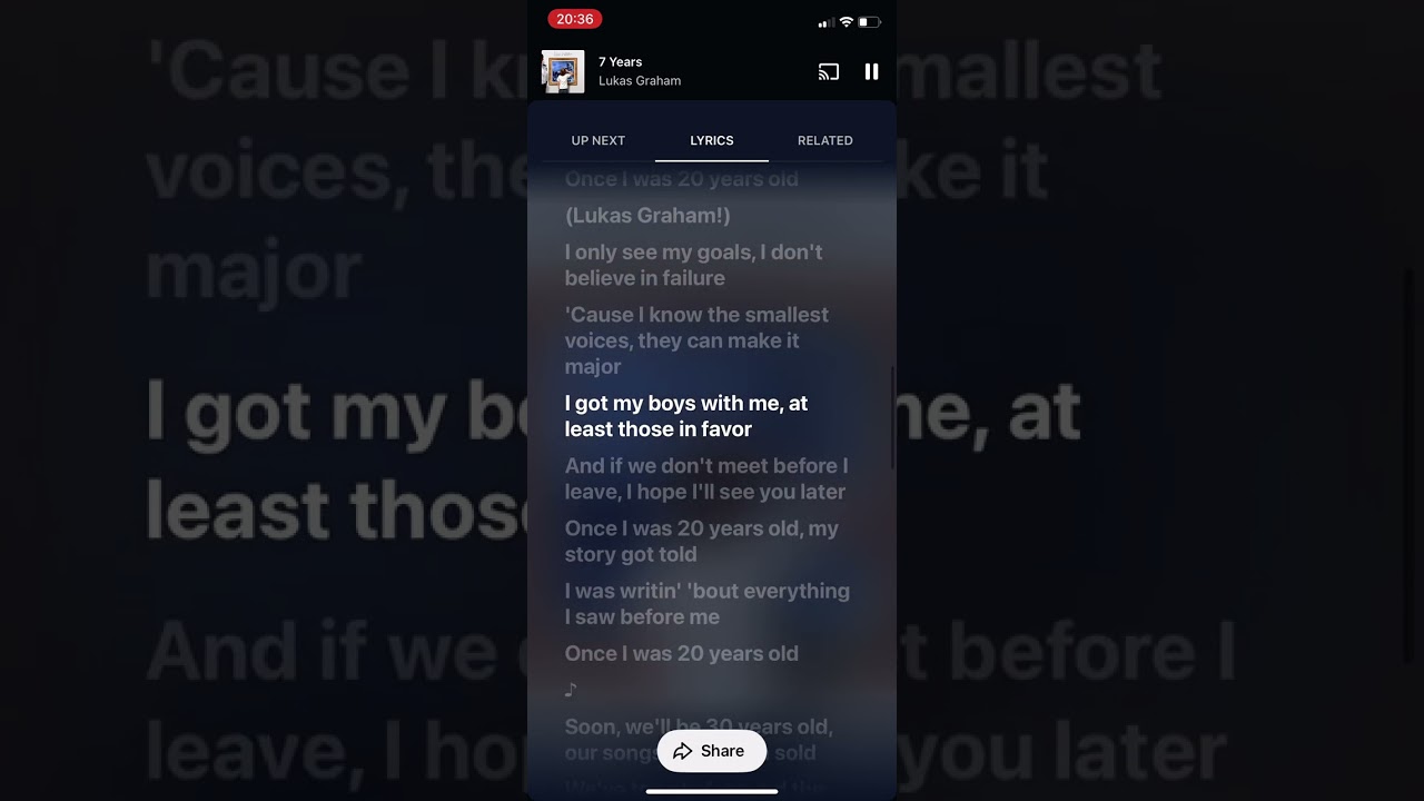 7 years by Lucas Graham 