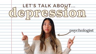 Psychologist Explains Depression | symptoms, treatment, supporting friends & more